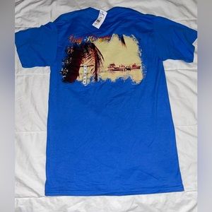 Guy Harvey Blue Seashore Men T-Shirt